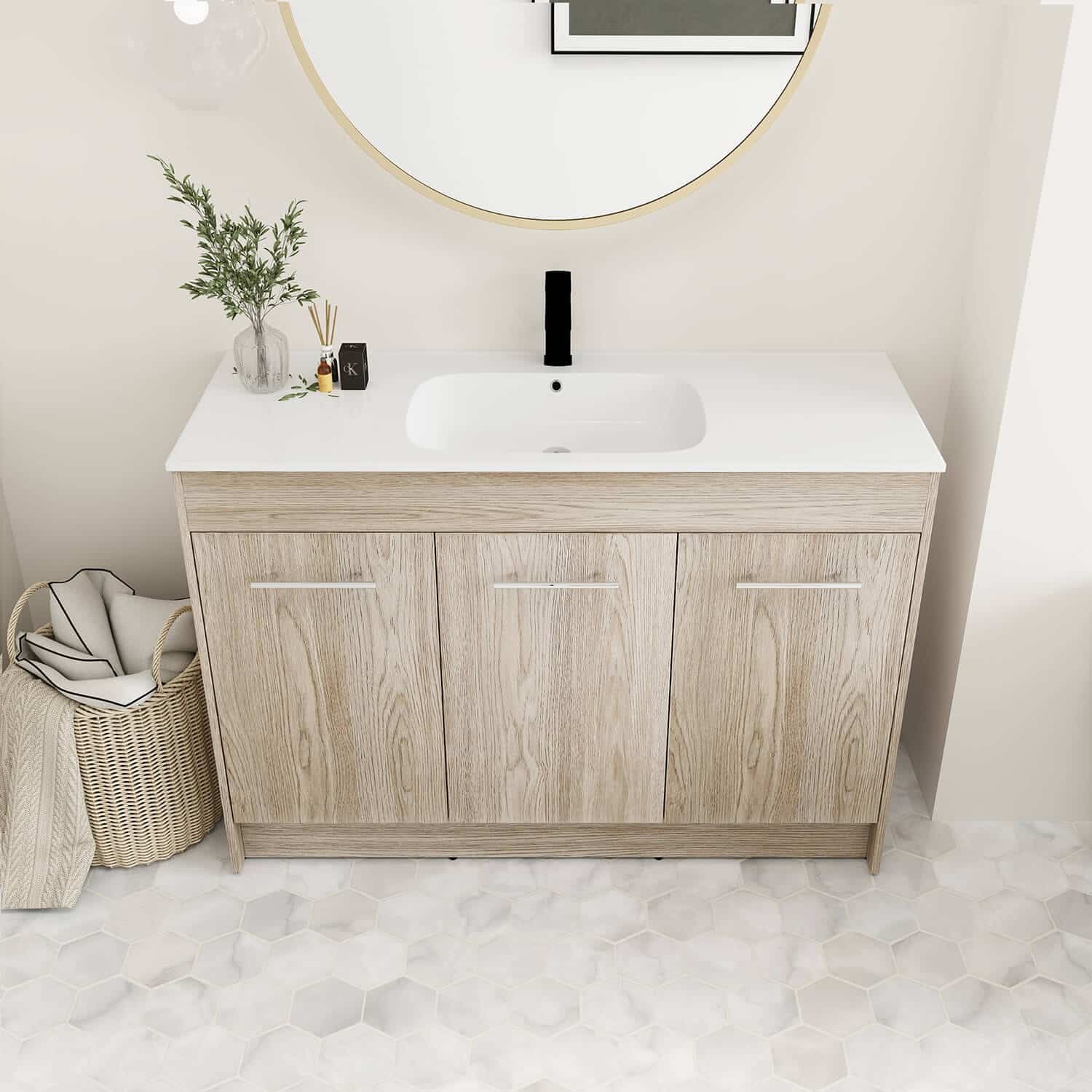 48 Inch Bathroom Vanity Freestanding