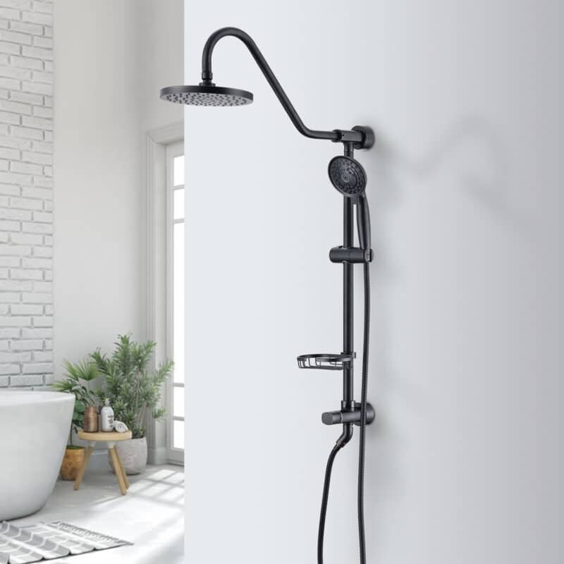 Rain Head Shower System with Handheld Shower System