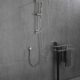 Bathroom Rain Mixer Shower Head Combo Set