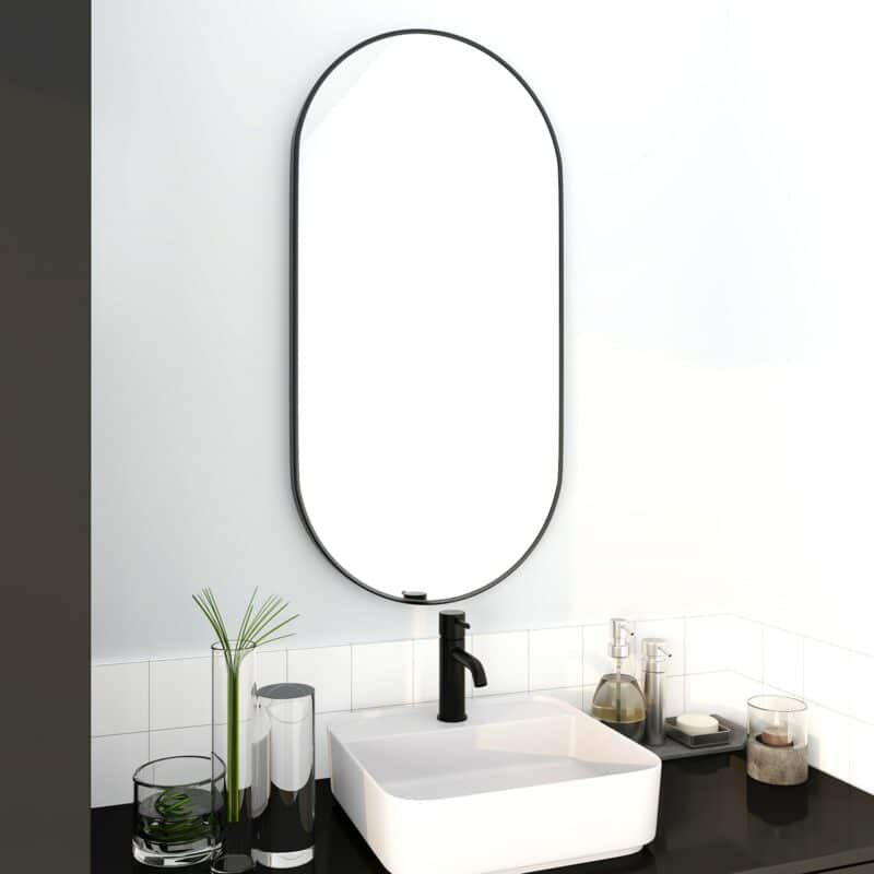 35 x 18 Inch Framed Mirrors for Bathrooms